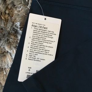 Lululemon Align Pant 25”